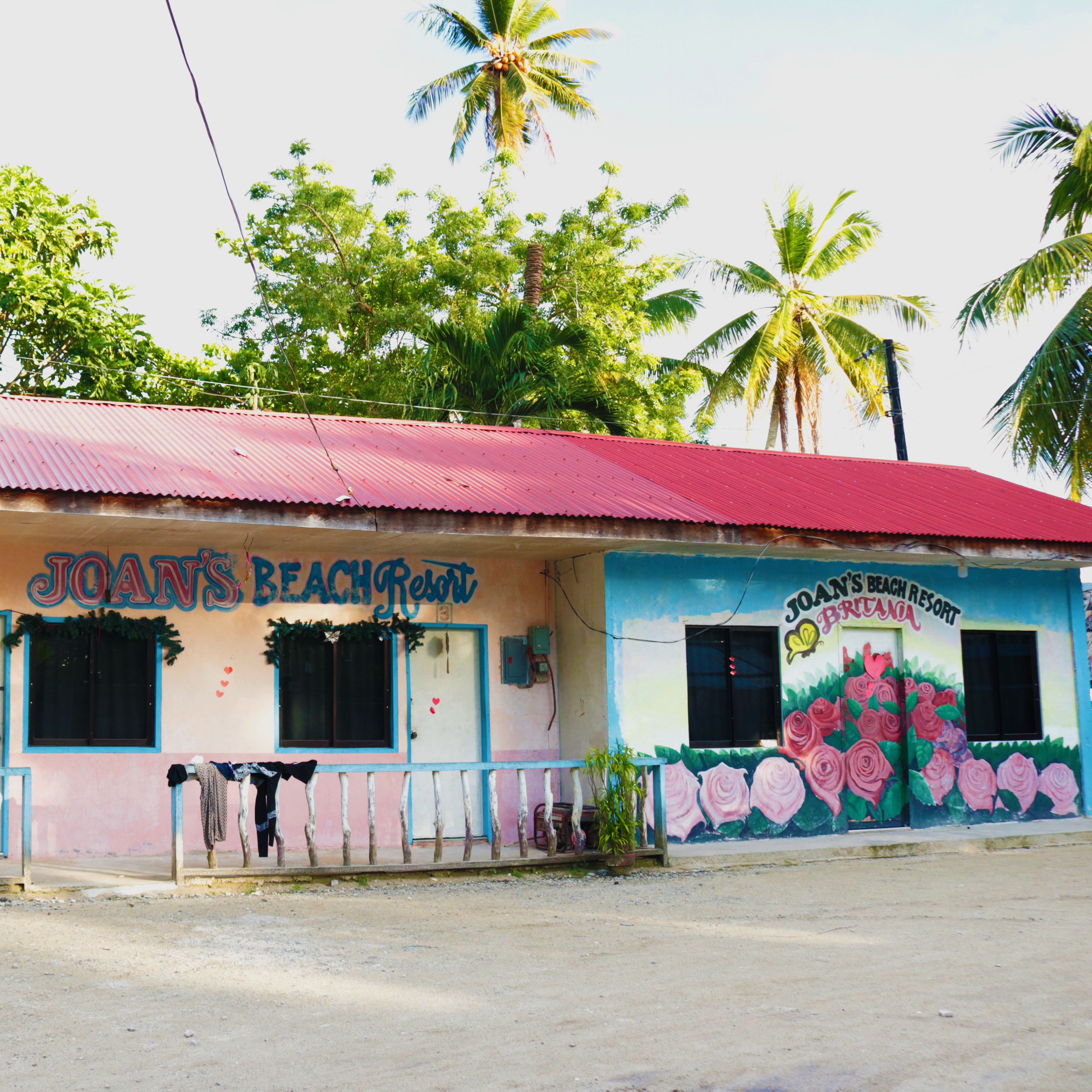 <b class="font-bara"><i class="bi bi-geo-fill h4"></i> JOAN BEACH RESORT</b> <br/>Located at Brgy. Britania, San Agustin, Surigao del Sur.
Contact No: 09095898810
